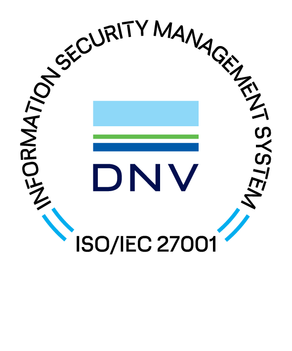 DNV ISO/IEC 27001 gecertificeerd